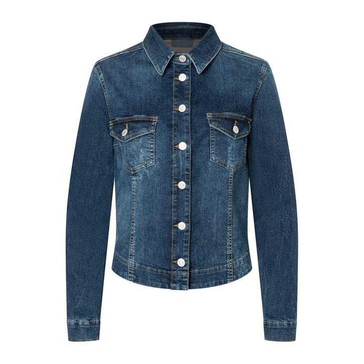 MAC • donkerblauw denim jasje • S, Kleding | Dames, Truien en Vesten, Verzenden