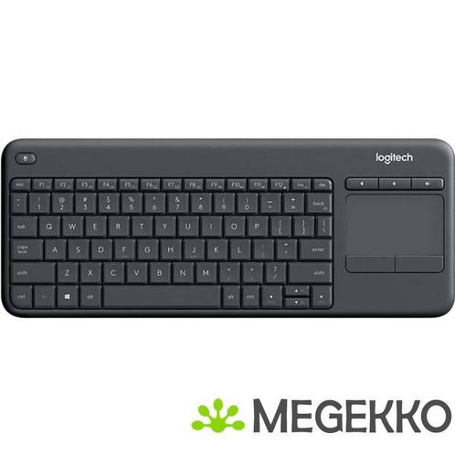 Logitech Keyboard K400 Plus Black, Computers en Software, Toetsenborden, Nieuw, Verzenden