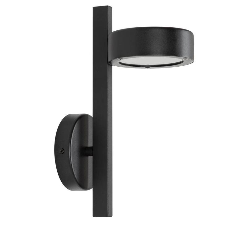 Wandverlichting modern Wandlamp LED Orion zwart, Tuin en Terras, Buitenverlichting, Verzenden