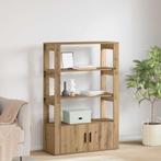 vidaXL Dressoir artisanaal eikenkleurig 30 x 80 x 119,5 cm, Verzenden, Nieuw