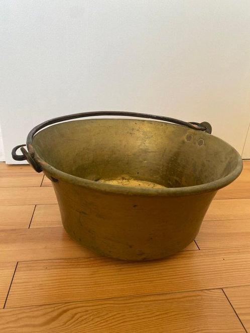 Médiéval Fer, Laiton chaudron  (Sans Prix de Réserve), Antiek en Kunst, Curiosa en Brocante