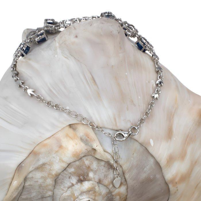 Zonder minimumprijs - Armband Verguld Saffier - Topaas - 18K, Bijoux, Sacs & Beauté, Bracelets