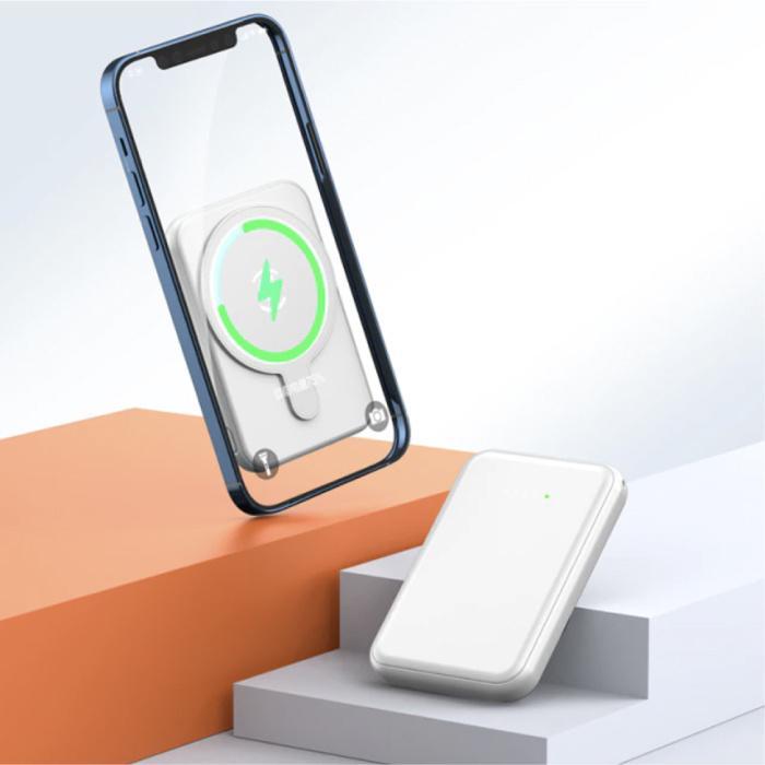 10.000mAh Mini Magnetische Qi Powerbank voor Mobiele, Telecommunicatie, Powerbanks, Nieuw, Verzenden