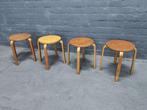IKEA - Kruk - Frosta - Birch - Een set van vier krukken, Antiek en Kunst