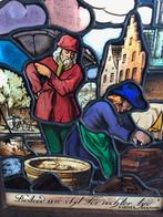 Art Deco Glas-in-loodraam - H.Liefkes Den Haag - 1920-1930 -, Antiek en Kunst