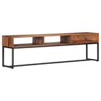 vidaXL Tv-meubel 160x30x45 cm massief acaciahout, Verzenden, Nieuw