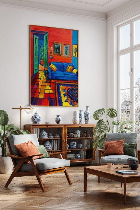 E. García - SALÓN FAUVISTA XL (NO RESERVE), Antiek en Kunst, Kunst | Schilderijen | Modern