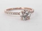 Verlovingsring - 14 karaat Roségoud - 1.16ct. tw. Diamant