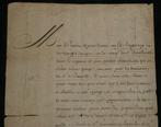 Louis XIV - Lettre patente signé Louis - Contresigné Michel, Verzamelen, Nieuw