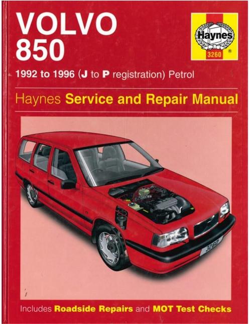1992 - 1996 VOLVO 850 BENZINE VRAAGBAAK ENGELS, Auto diversen, Handleidingen en Instructieboekjes