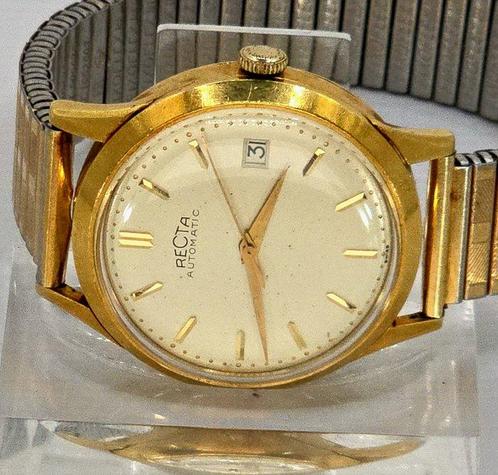 Recta Biel - 18k Goldarmbanduhr - Conquest - Kaliber AS 1476, Handtassen en Accessoires, Horloges | Heren