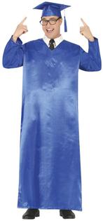 Afstudeer Toga Blauw Heren, Verzenden, Nieuw