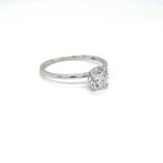 Zonder minimumprijs - Ring - 14 karaat Witgoud - 1.04ct. tw., Handtassen en Accessoires, Ringen, Nieuw