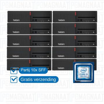 Partij computers Lenovo TinkCentre M720s  i3- 8GB-256 10x beschikbaar voor biedingen