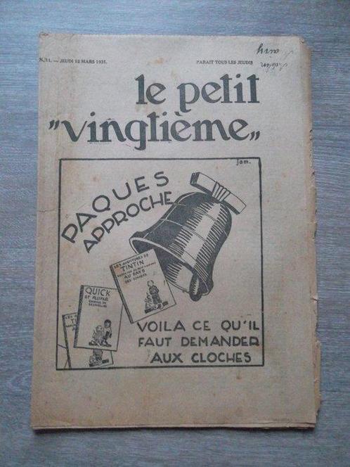 Tintin (magazine) N11 - Le Petit Vingtième Tintin Au Congo -, Boeken, Stripverhalen