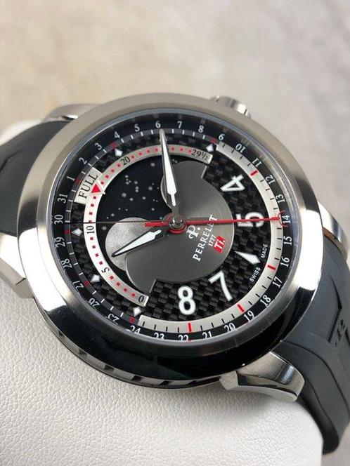 Perrelet - Full Moon Phase Pointer Date Automatic - A5000/1, Handtassen en Accessoires, Horloges | Heren
