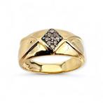 Zonder minimumprijs - Ring Zilver - Diamanten, Handtassen en Accessoires, Ringen, Nieuw