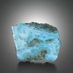 128g Unieke grote lichtblauwe LARIMAR krachtige edelsteen, Verzamelen