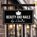 Dubbelzijdig uithangbord Modern 40x20 cm, Verzamelen, Merken en Reclamevoorwerpen, Verzenden, Nieuw