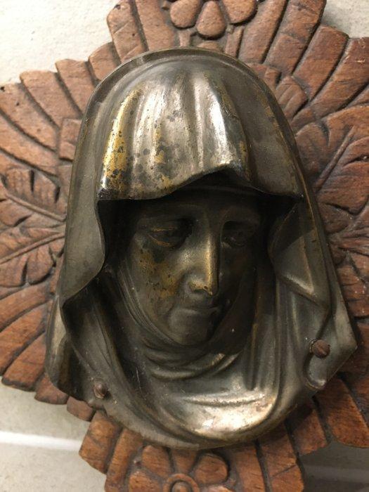 Decoratief ornament - Frankrijk - Wandpaneel - Heilige maria, Antiek en Kunst, Antiek | Boeken en Manuscripten