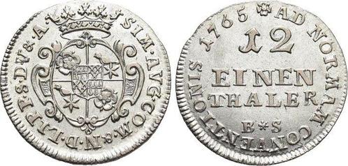 1/12 taler, daalder 1765 Bs Lippe-detmold Simon August 17..., Postzegels en Munten, Munten | Europa | Niet-Euromunten, België