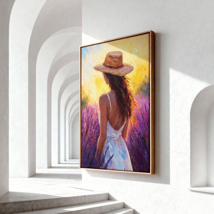 Iconica - The Lavender Field Stroll - Unique 1/1 XXL, Antiquités & Art, Art | Objets design