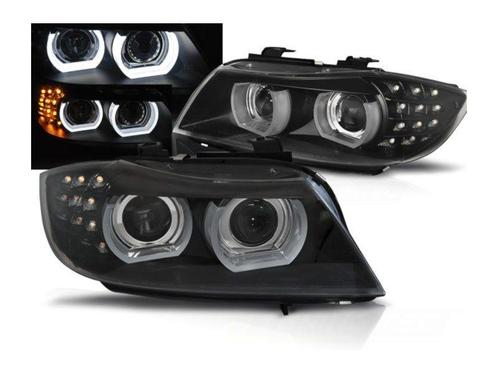 3D LED Angel Eyes Black koplamp geschikt voor BMW E90/E91, Autos : Pièces & Accessoires, Éclairage, Envoi