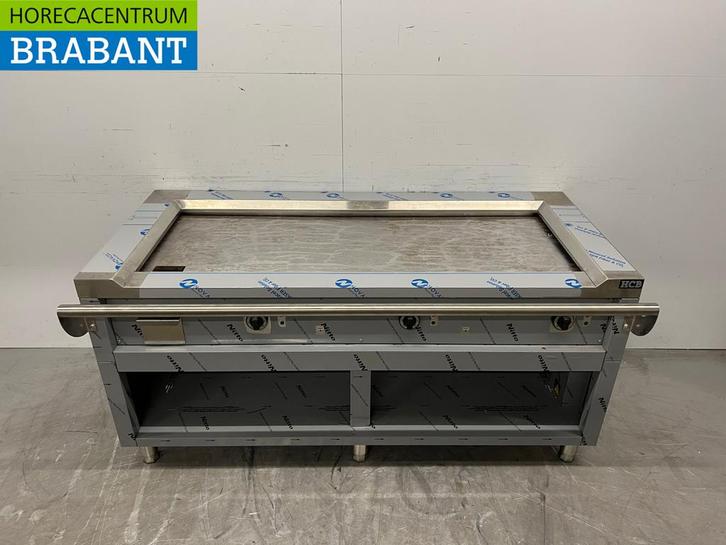 RVS Teppanyaki grill bakplaat grillplaat Premium-line 144 cm, Zakelijke goederen, Horeca | Keukenapparatuur, Ophalen of Verzenden