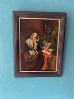 Hollandse School(XX), naar Nicolaas Maes - Oude vrouw in