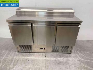 Saladette en acier inoxydable 3 portes 137 cm 230V Horeca beschikbaar voor biedingen