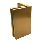 Glasklem Porto Premium glas/wand 90° - Goud, Doe-het-zelf en Bouw, Verzenden, Nieuw