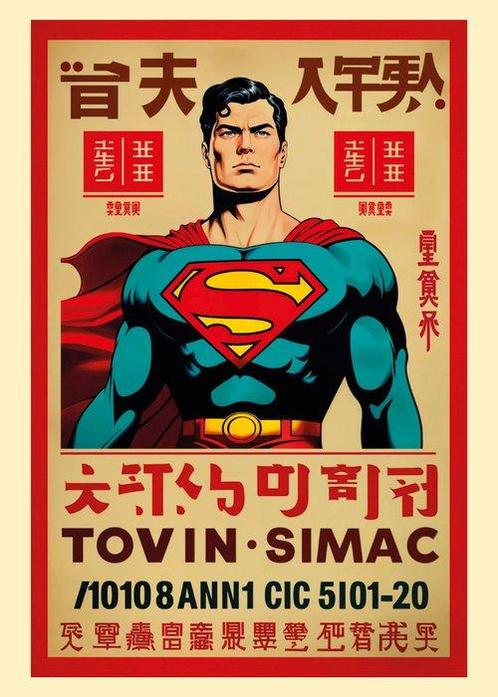 Kobalt (1970) - Superman (Asia series), Antiquités & Art, Art | Peinture | Moderne