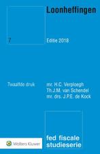 Fed fiscale studieserie  -  Loonheffingen 2018 9789013145175, Boeken, H.C. Verploegh, Th.J.M. van Schendel, Zo goed als nieuw