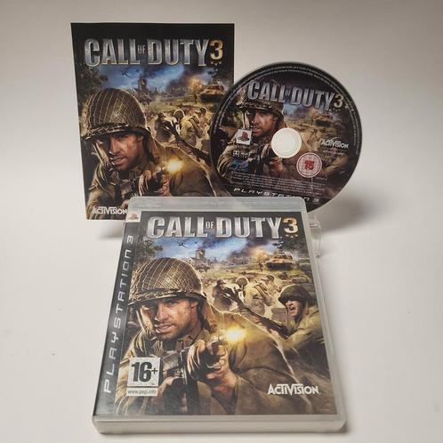 Call of Duty 3 Playstation 3, Games en Spelcomputers, Games | Sony PlayStation 3, Zo goed als nieuw, Ophalen of Verzenden