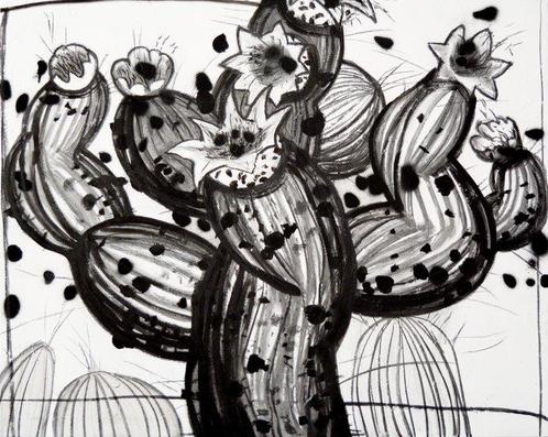 Yana Medow - Sur Plants #1 XL, Antiek en Kunst, Kunst | Schilderijen | Modern