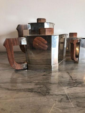 Boulanger Paeis - Koffie- en theeservies (4) - Hout, Metaal, Antiek en Kunst
