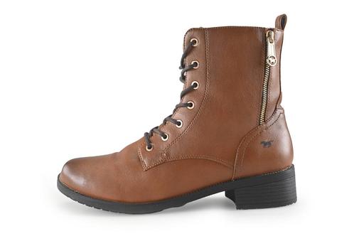 Mustang Veterboots in maat 45 Cognac | 5% extra korting, Kleding | Heren, Schoenen, Overige kleuren, Zo goed als nieuw, Boots