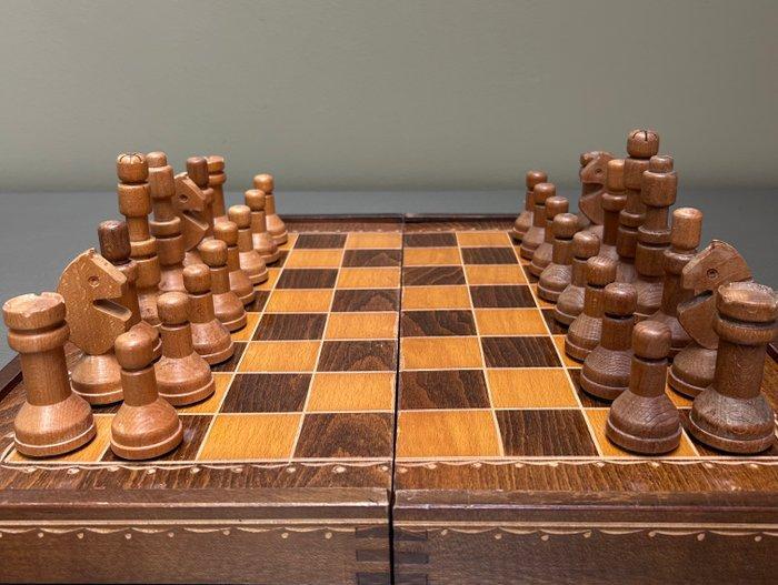 Schaakspel - Hout, Antiek en Kunst, Curiosa en Brocante