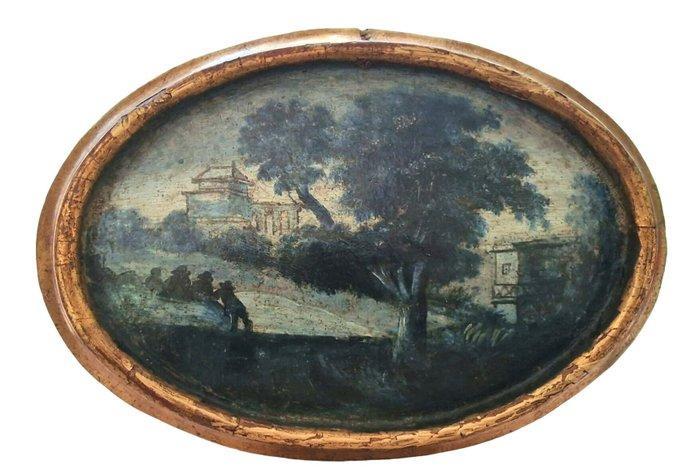 Italian school (XVII-XVII) - Conjunto de cuatro grisallas, Antiek en Kunst, Kunst | Schilderijen | Klassiek