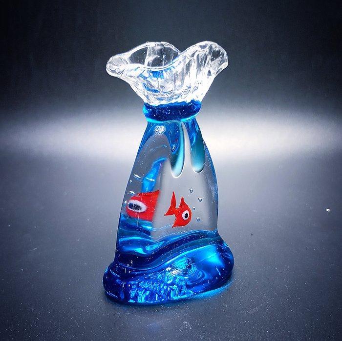 TAGLIAPIETRA - sculptuur, Acquario in vetro di Murano - 72, Antiek en Kunst, Antiek | Glaswerk en Kristal