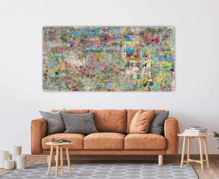 Joan LLaverias - Pixeles 4 - XXL, Antiek en Kunst, Kunst | Schilderijen | Modern