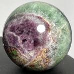 Fluoriet Fine polished Multicolor fluorite sphere - Hoogte:, Verzamelen