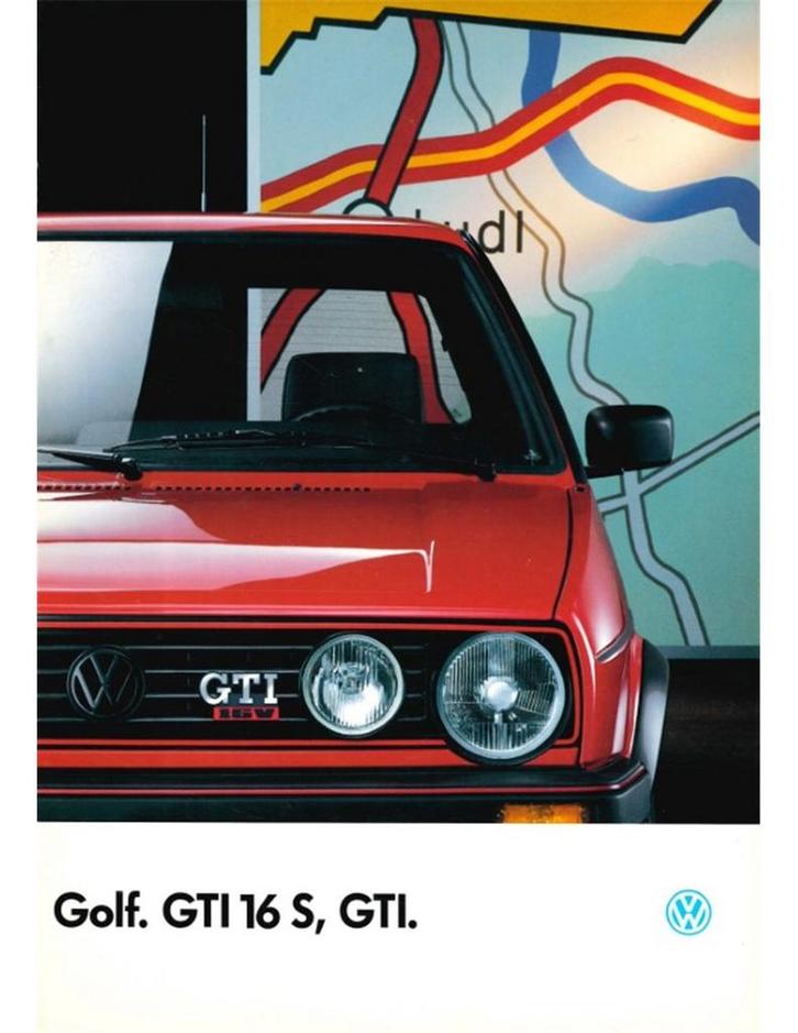 1988 VOLKSWAGEN GOLF GTI 16V BROCHURE FRANS, Boeken, Auto's | Folders en Tijdschriften, Ophalen of Verzenden