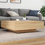 vidaXL Salontafel 100x100x31 cm bewerkt hout sonoma, Verzenden, Nieuw