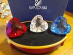 Swarovski - Beeldje - Harten rood wit en blauw - Kristal, Antiek en Kunst