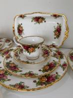 Koffieservies (29) - Porselein - RoyalAlbert Old country, Antiek en Kunst