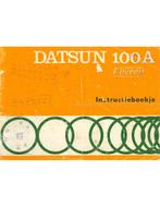 1972 DATSUN 100A (CHERRY) INSTRUCTIEBOEKJE NEDERLANDS