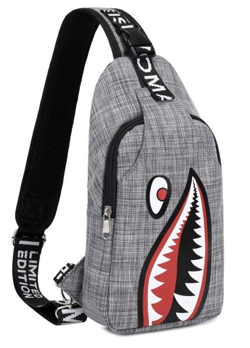 crossbody bag shark (canvas), Auto-onderdelen, Overige Auto-onderdelen, Nieuw, Ophalen of Verzenden