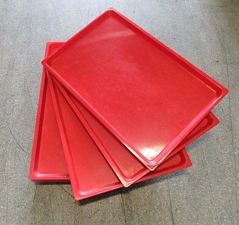 Schaal, Plaat, Plateau rood, 60cm x 40cm, Zakelijke goederen, Kantoor en Winkelinrichting | Winkel en Inventaris