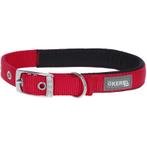 Miami plus nylonhalsb. zachte padding, rood, 45-53cm-30mm -, Nieuw